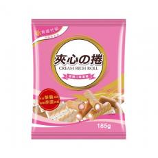 (整箱販售)  夾心捲185g草莓