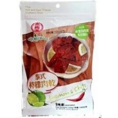 (整箱販售)  富貴香-泰式檸檬肉干(素)